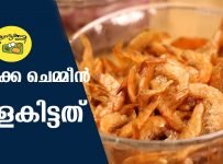 ഉണക്ക ചെമ്മീന് (കൊഞ്ച്) മുളകിട്ടത് (Dried Prawn Chilly)