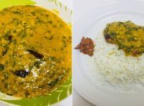 തേങ്ങ ഇല്ലാതെ പാലക്/ ചീര പരിപ്പ് കറി