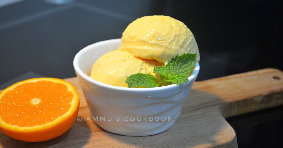 ഓറഞ്ച് ഐസ്ക്രീം