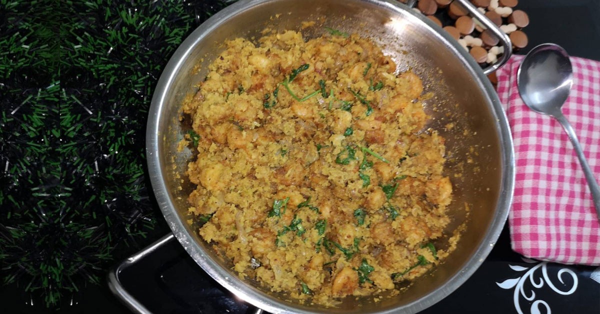 നാടൻ ചെമ്മീൻ തോരൻ