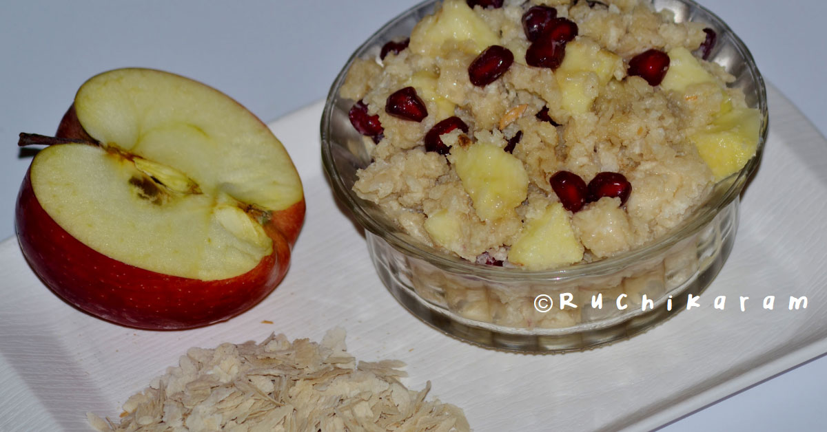 Flattened Rice with Curd and Fruits