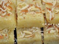 റവയും തേങ്ങയും കൊണ്ടൊരു ദീപാവലി സ്പെഷ്യൽ ബർഫി. Recipe-2278
