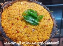 തേങ്ങാ ചുട്ടരച്ച നാടൻ ചമ്മന്തി