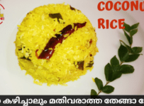 എത്ര കഴിച്ചാലും മതിവരാത്ത നല്ല അടിപൊളി തേങ്ങാ ചോർ