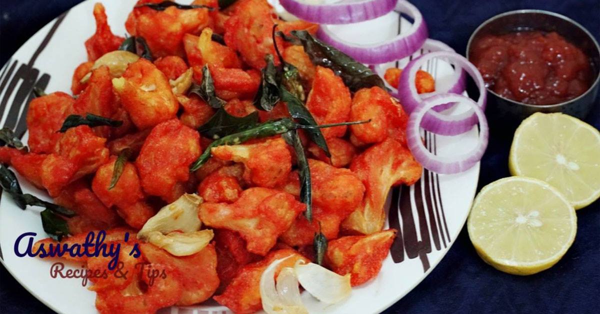 തട്ടുകട സ്റ്റൈൽ നല്ല മൊരിഞ്ഞ കോളി ഫ്ലവർ വറുത്തത്