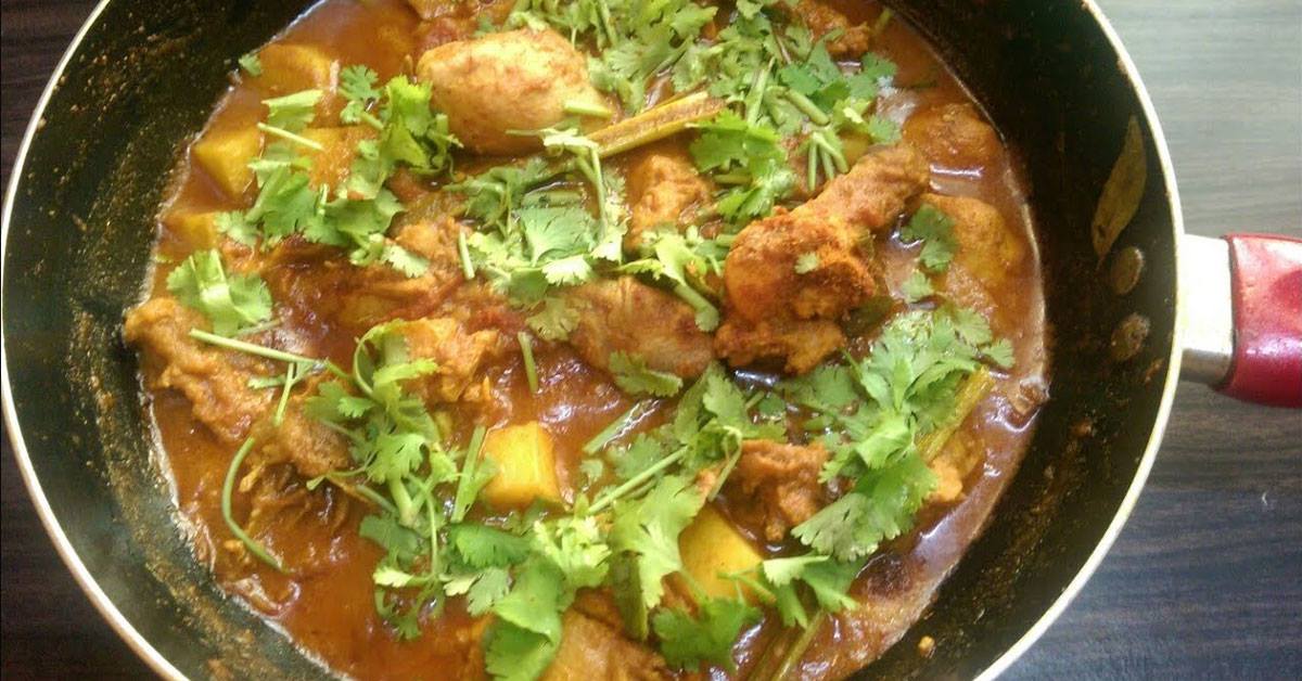 ഉരുളകിഴങ്ങിട്ടു വച്ച നല്ല കോഴി കറി