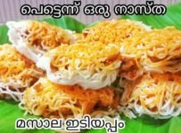 ബ്രേക്ക് ഫാസ്റ്റിനും ഡിന്നറിനും എളുപ്പത്തിൽ ഒരു മസാല ഇടിയപ്പം