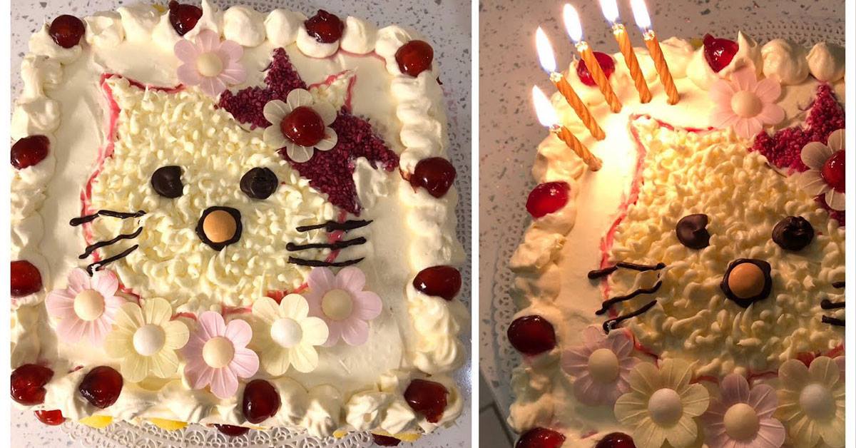 പൂച്ചക്കുട്ടി കേക്ക്