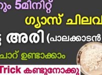 വെറും 5 മിനിറ്റിൽ പാലക്കാടൻ മട്ട അരി ചോറ് വേവിച്ചെടുക്കുന്ന trick കണ്ടുനോക്കു