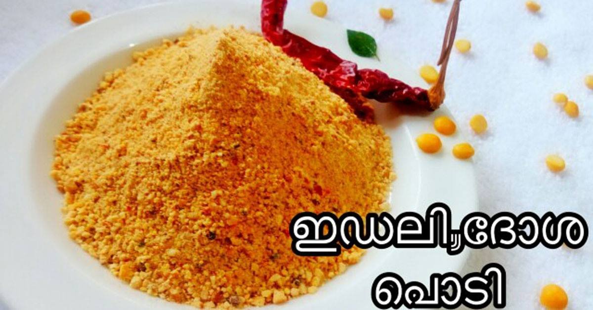 നാടൻ ഇഡലി പൊടി ഉണ്ടാക്കി നോക്കൂ