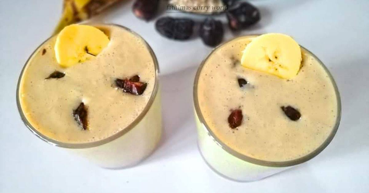 Banana Dates Milk Shake