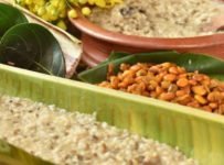 പാലക്കാടൻ വിഷു കഞ്ഞിയും പുളിയവരക്ക ഉപ്പേരിയും
