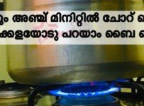 വെറും അഞ്ചു മിനിറ്റു മതി ചോറ് റെഡി