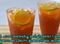 ചൂട് കാലത്ത് കുടിക്കാൻ ഇതാ ഒരു തണുത്ത കിടിലൻ കട്ടൻ ചായ