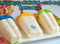 പഴയ രുചി നഷ്ട്ടപ്പെടാതെ പാൽ ഐസ് ഉണ്ടാക്കാം
