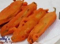രുചികരമായ മുളക് ബജ്ജി തയ്യാറാക്കാം