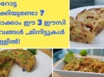 ബാക്കി വന്ന പൊറോട്ട കൊണ്ട് 3 വിഭവങ്ങൾ