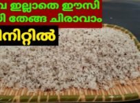 1 മിനിറ്റിൽ ചിരവ ഇല്ലാതെ ഈസി ആയി തേങ്ങ ചിരാവാം