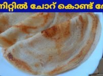 വെറും 5 മിനിറ്റിൽ ബാക്കി വന്ന ചോറ് കൊണ്ട് നല്ല ക്രിസ്പ്പി ദോശ ഉണ്ടാക്കാം