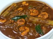 കൊഞ്ചും മുരിങ്ങക്കായും കൂടി ഒരു തീയൽ👌😋
