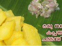 മഴയത്തു കഴിക്കാൻ ചൂടോടെ നാടൻ കപ്പയും മുളക് ചതച്ചതും