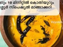 വെറും 10 മിനിറ്റിൽ കൊതിയൂറും തൃശ്ശൂർ സ്പെഷ്യൽ മാങ്ങാക്കറി