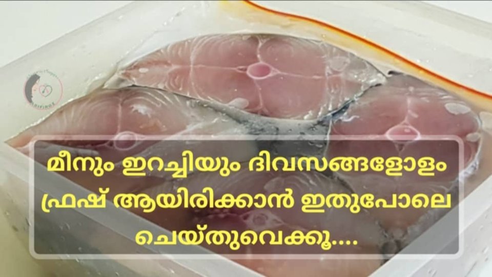 മീനും ഇറച്ചിയും ദിവസങ്ങളോളം ഫ്രഷായി സൂക്ഷിക്കാം