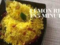 മിനിറ്റുകൾക്കുള്ളിൽ ലെമൺ റൈസ് റെഡിയാക്കാം