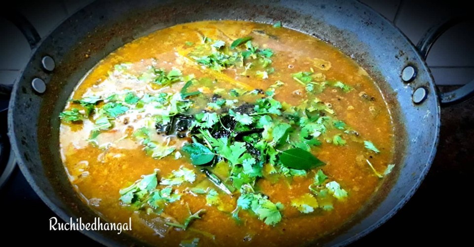 പാലക്കാട്‌ സ്റ്റൈൽ വറുത്തരച്ച സാമ്പാർ