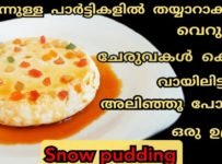 പെട്ടന്നുള്ള പാർട്ടികളിലും വിരുന്നുകാർക്കും വിളമ്പാൻ തയ്യാറാക്കാം വെറും 2ചേരുവകൾ കൊണ്ട് വായിലിട്ടാൽ അലിഞ്ഞു പോവുന്ന ഒരു കിടിലൻ പുഡിങ്