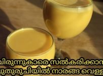പെട്ടെന്ന് വരുന്ന വിരുന്ന്കാർക്ക് വെ ൽകം ഡ്രിങ്ക്  ആയി ഒരു വെറൈറ്റി  നാരങ്ങാ വെള്ളം  ഉണ്ടാക്കാം ..അതും വീട്ടിലുള്ള ചേരുവകൾ വെച്ച്