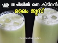 ചൂടിനാശ്വാസമാവാൻ പുതിയ രുചിയിൽ ഒരു കിടിലൻ ജ്യൂസ്‌