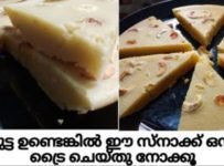 വീട്ടിൽ മുട്ട ഇരിപ്പുണ്ടോ ??? ഉണ്ടെങ്കിൽ ഈ സ്നാക്കൊന്ന് ട്രൈ ചെയ്തു നോക്കൂ