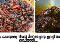 കിടില൯ ഇറച്ചി അച്ചാറും കേര മീ൯ അച്ചാറും റെഡിയായീ