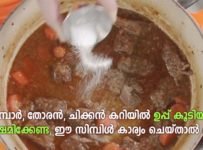 സാമ്പാർ, തോരൻ, ചിക്കൻ കറിയിൽ ഉപ്പ് കൂടിയാൽ വിഷമിക്കേണ്ട, ഈ സിമ്പിൾ കാര്യം ചെയ്താൽ മതി