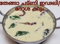 തെങ്ങാ ചട്ണി , ചമ്മന്തി ഈ രീതിയിൽ ഒന്നു ഉണ്ടാക്കി നോക്കു