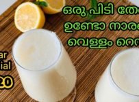ഒരു പിടി തേങ്ങയും ചെറു നാരങ്ങയും ഉണ്ടെങ്കിൽ ഒരു അടിപൊളി നാരങ്ങ വെള്ളം തയാറാക്കാം
