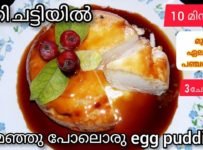 ഒരു അടിപൊളി എഗ്ഗ് പുഡ്ഡിംഗ് 10 മിനുട്ടിൽ തയ്യാറാക്കാം