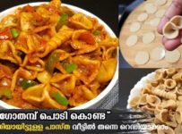 ഇനി കടയിൽ നിന്നും വാങ്ങണ്ടാ.1 കപ്പ് ഗോതമ്പ് പൊടികൊണ്ട് വീട്ടിൽ തന്നെ  ഹെൽത്തി പാസ്ത റെഡിയാക്കാം