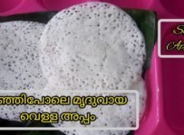 പഞ്ഞിപോലെ മൃദുവായ അപ്പം ഈ വീഡിയോ കണ്ടുനോക്കു…
