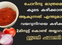 2മിനുട്ടിൽ കിടിലൻ ചമ്മന്തി തേങ്ങയില്ലാതെ തയ്യാറാക്കാം