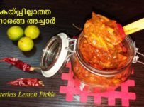 കയ്പ്പില്ലാത്ത കിടിലൻ നാരങ്ങ അച്ചാർ  ഇങ്ങനെ ഒന്ന് ഉണ്ടാക്കി നോക്കൂ…