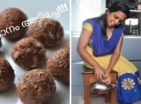 ബാംഗ്ലൂർ ഫ്ളാറ്റിലെ തേങ്ങാ ചിരകലും, ഒരു സമ്മാനത്തിന്റെ സന്തോഷത്തിനായി കൂടെ ഒരു ലഡ്ഡുവും