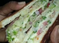 വെജി-ചീസ് സാൻഡ്വിച്ച് ഉണ്ടാക്കി നോക്കൂ ..
