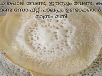 സോഡ പൊടിയും വേണ്ട,ഈസ്റ്റ് വേണ്ട, കപ്പിയും കാചണ്ട,നല്ല സോഫ്റ്റ് പാലപ്പം ഉണ്ടാക്കാൻ 1 സൂത്രം