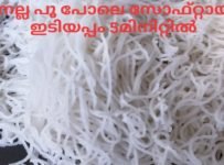നല്ല പൂ പോലെ സോഫ്റ്റായ ഇടിയപ്പം /നൂൽപുട്ടു ഇങ്ങനെ ഒന്ന് ഉണ്ടാക്കി നോക്കു