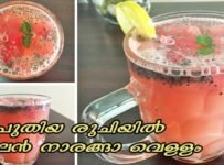 നാരങ്ങാ വെള്ളം ഇങ്ങനെ ഒന്ന് ഉണ്ടാക്കിനോക്കൂ