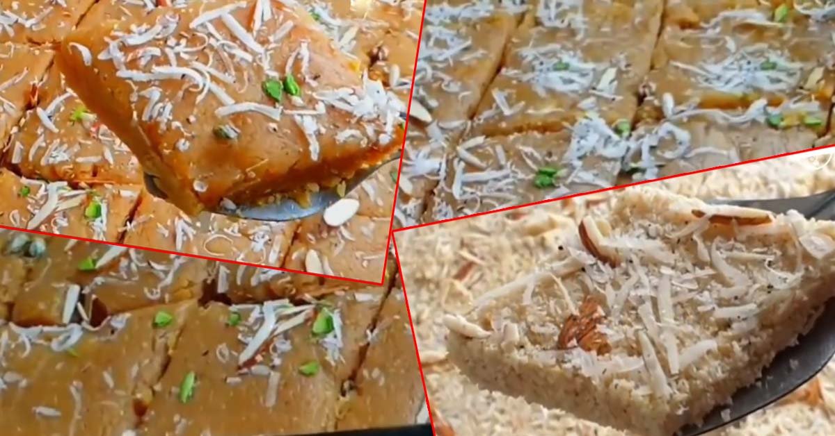റവ , കടലപ്പരിപ്പ് ബർഫി